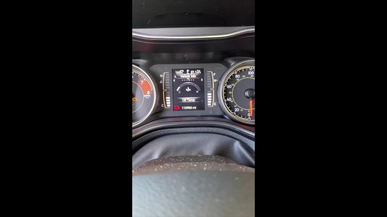 2019 Jeep Cherokee Latitude - Oil Reset