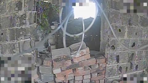 Ukrainian Drone Hunts Down Russian Soldier Hiding Deep Inside Concrete Ruins