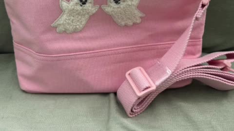 Disney Parks Mickey and Minnie Mouse Halloween Ghost Pink Purse with Cross Body Strap #shorts