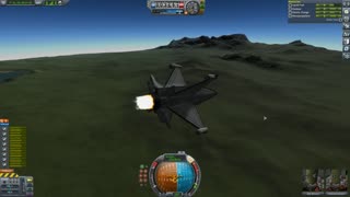 Batwing Lifting-body Drone-SpacePlane (KSP)