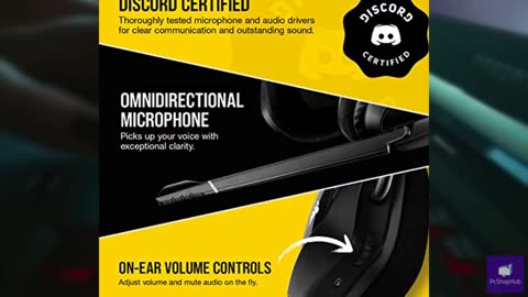 CORSAIR VOID RGB ELITE Wireless Gaming Headset – 7.1 Surround Sound – Omni-Direc
