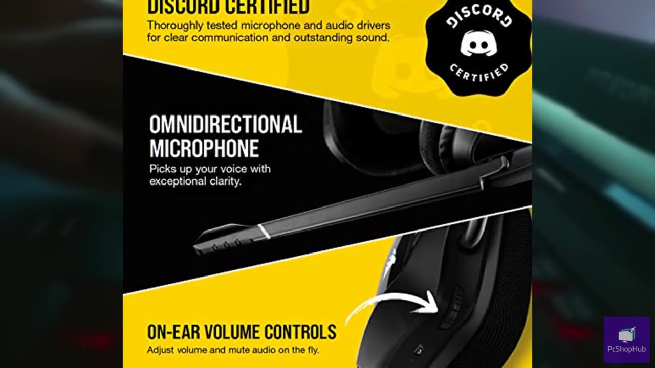 CORSAIR VOID RGB ELITE Wireless Gaming Headset – 7.1 Surround Sound – Omni-Direc