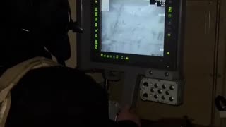 Incredible View From a Weapons Station of a Ukrainian BMP4