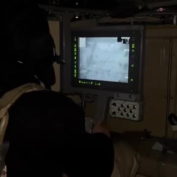 Incredible View From a Weapons Station of a Ukrainian BMP4