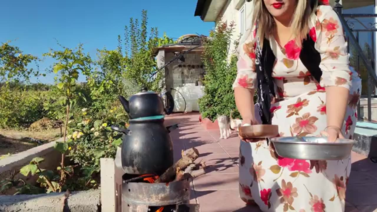 Life in Rural Iran | Fried Rice and Kebab Recipe That Can Be Eaten Plate by Plate with Salad🥗🍛