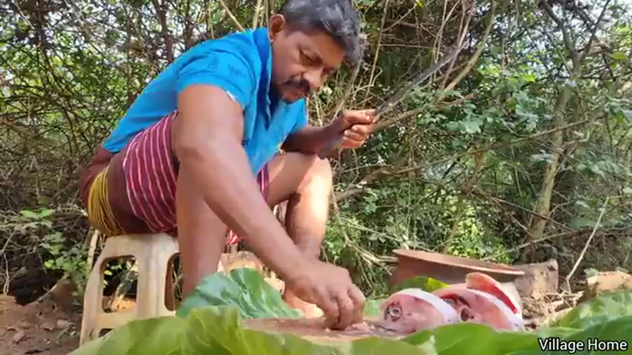 large fish by cooking