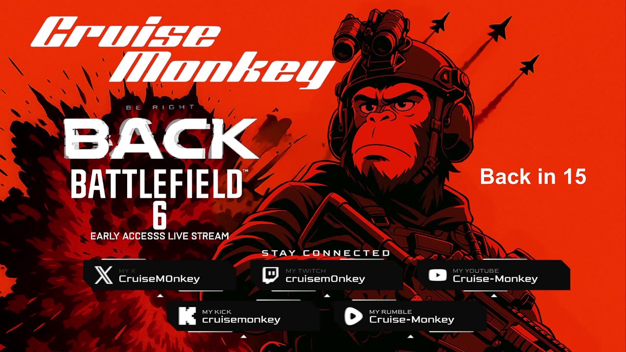 Cruise Monkey’s Battlefield 6 Marathon: Early Access BF6 Beta Live!