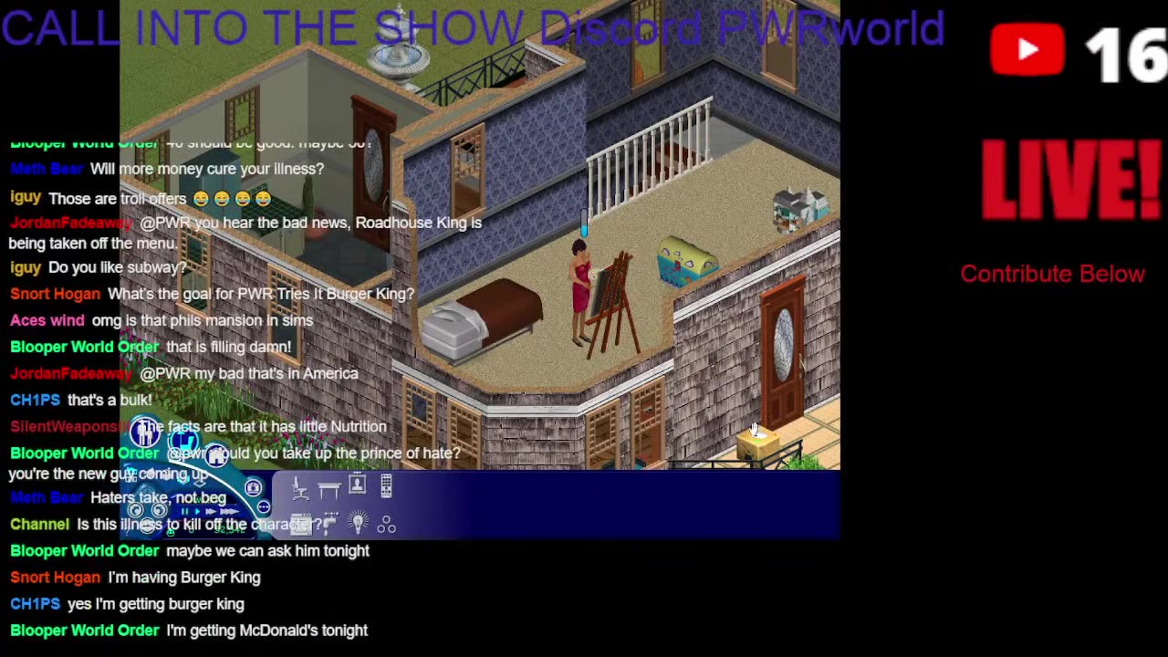 PWR - Chilling,Chatting playing Sims⧸BIG SUPPORT TONIGHT⧸ Health Not Well [Az90WARnYR8]