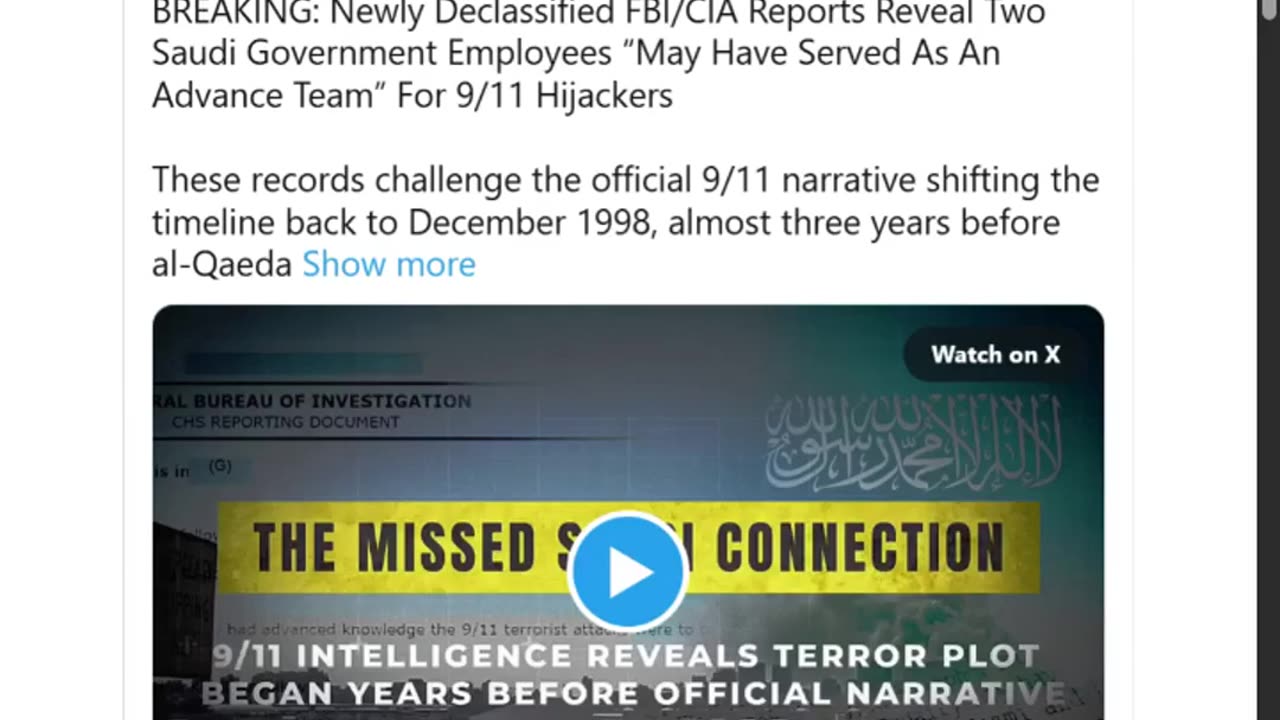 Secret Files Suggest Saudi 9/11 Support Began Years Earlier