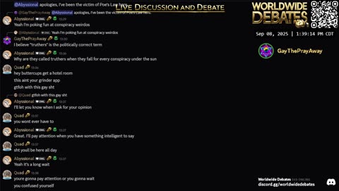 0057 - Worldwide Debates LIVE - Kick/Twitch/Rumble