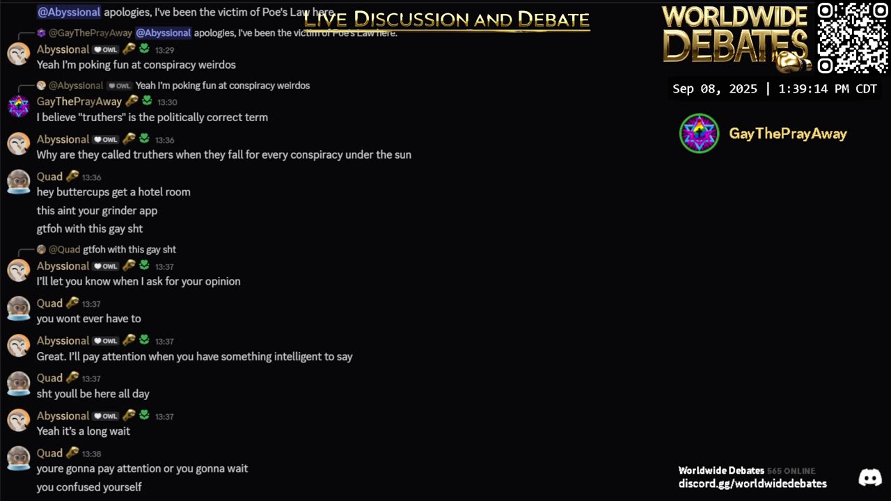 0057 - Worldwide Debates LIVE - Kick/Twitch/Rumble