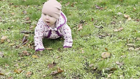 tiny explorer on the move 🌿 baby kayla discovering the world one step at a time