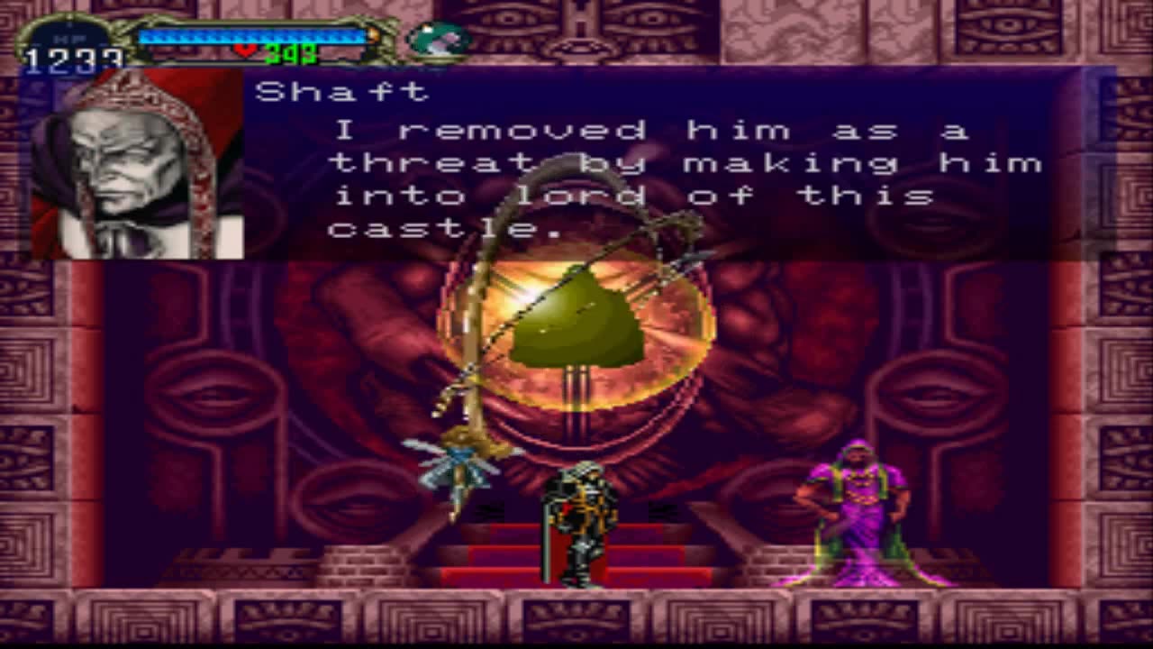 Castlevania Symphony Of The Night Ps1 Widescreen Gameplay Part 16,DRACULA BOSS TRUE ENDING