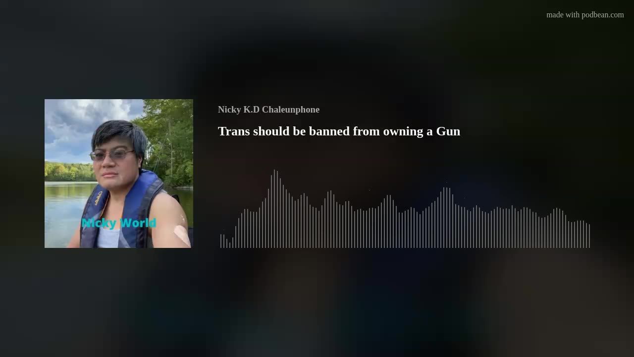 Trans should be banned from owning a Gun