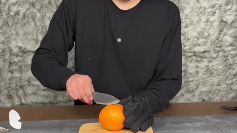 What's the sharpest homemade knife we have?