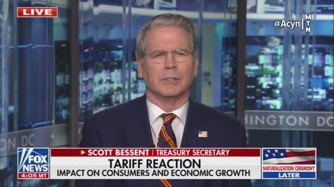 Bessent acknowledges that tariffs *might* cause inflation for the first time ever.