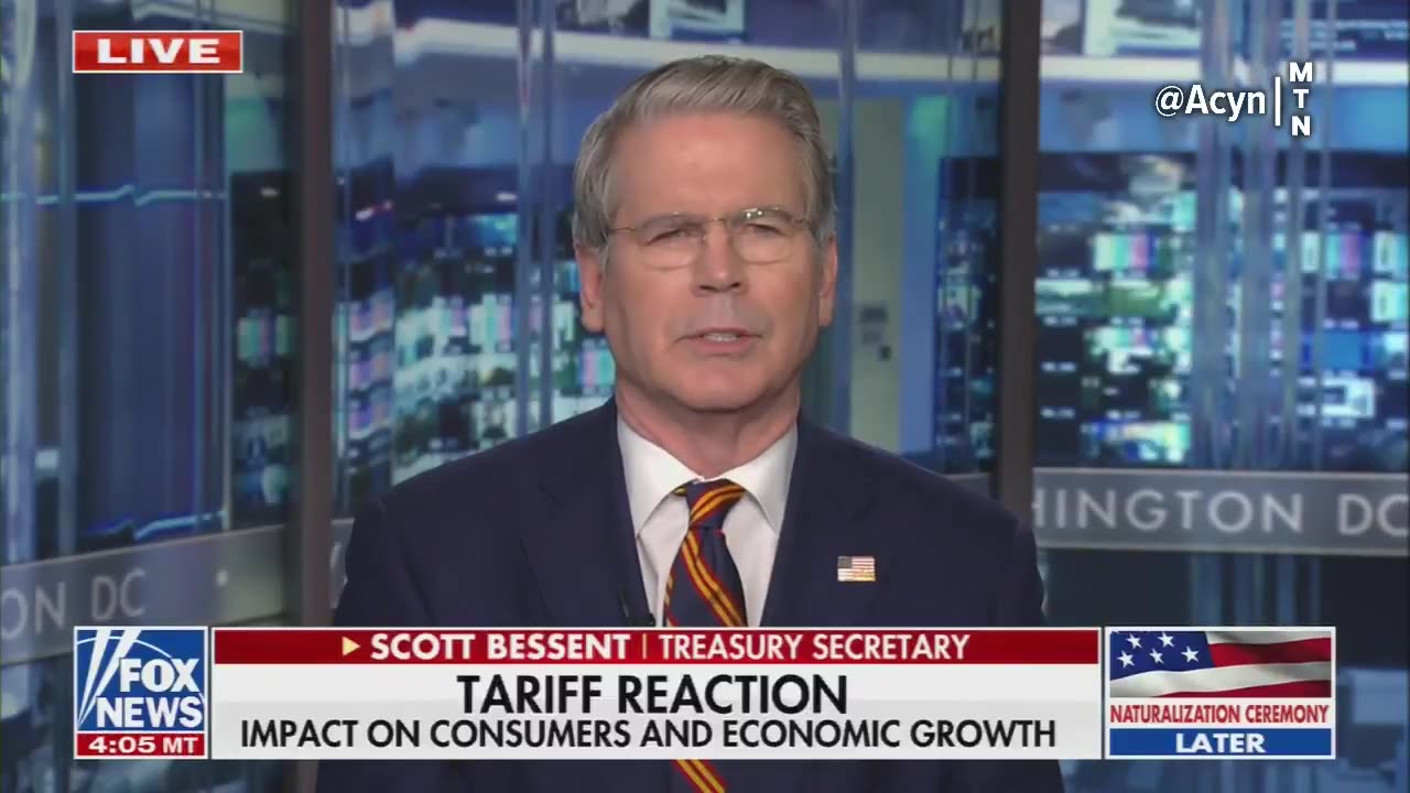 Bessent acknowledges that tariffs *might* cause inflation for the first time ever.