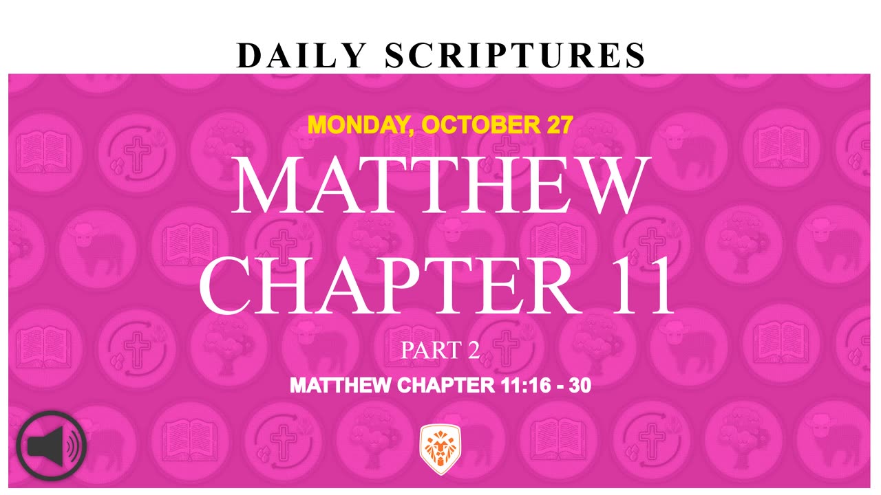 MATTHEW CHAPTER 11 PART 2