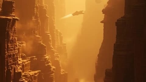 An ancient desert city