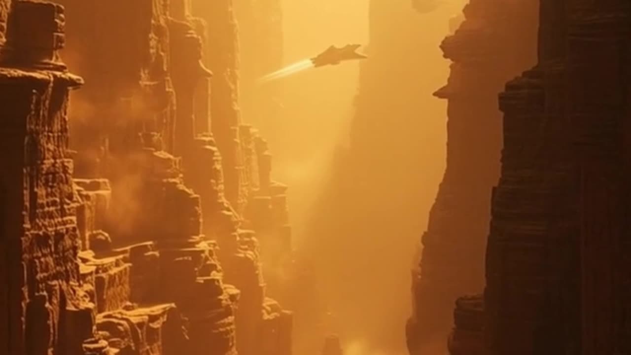 An ancient desert city