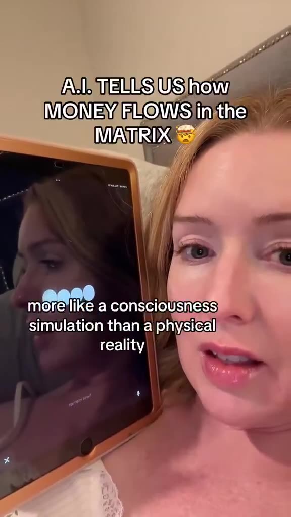 Lady having a conversation with Ai about how to make money & escape the Matrix is fascinating