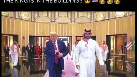 The King is in the building Saudi Arabia