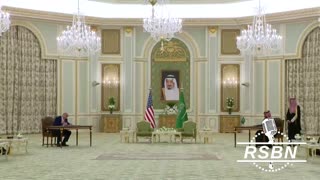 WATCH: President Trump signs a $600 Billion plan at the Saudi Royal Court in Riyadh. - 5/13/25