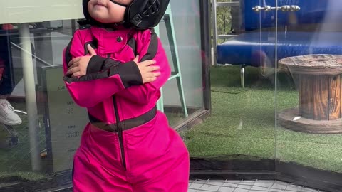 Toddler Skydiver-in-Training Conquers Wind Tunnel