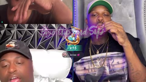 TrinaB doesn't wanna be in a team PK with ChinaRed so he don't go dark 6/22/25 #bigoclipandsip