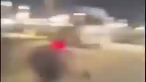 Look at the Israeli soldiers running away crying from Tel Aviv's Ben Gurion Airport.