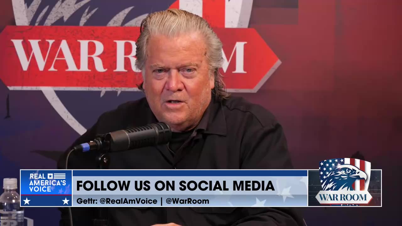 STEVE BANNON: IT'S A WAR; ANYONE PLAYING TRADITIONAL POLITICS, THAT POLITICS IS DEAD