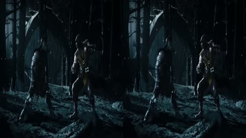 Mortal Kombat Scorpion vs Sub zero Epic Fight Scene