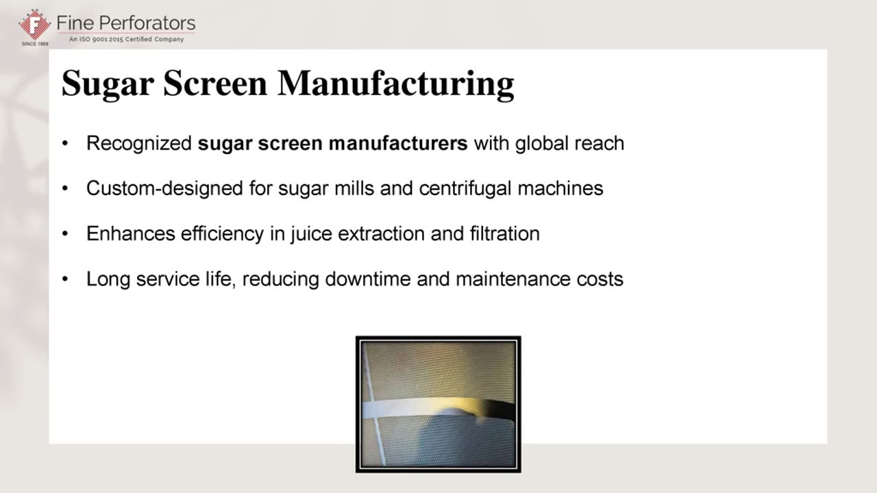 Fine Perforators – Trusted Nickel Screen Manufacturers