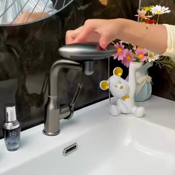 360° Swivel Stainless Steel Faucet for Bathroom Sink