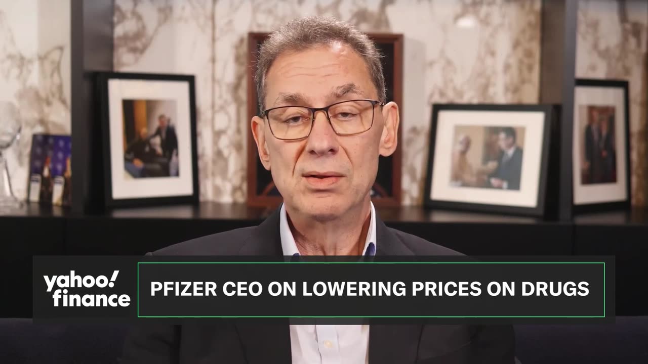 Pfizer CEO talks lowering drug prices, tariffs, and earnings