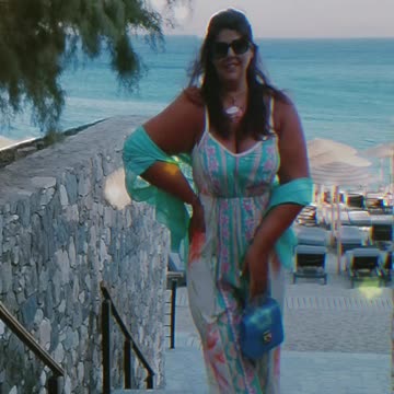 Abito floreale estivo chic fenicotteri