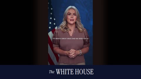 MAGA Minute Aug. 29 Press Secretary Karoline Leavitt Putting America First 🇺🇸