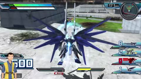 Gundam vx Kira Birthday runs. (RPCS3)