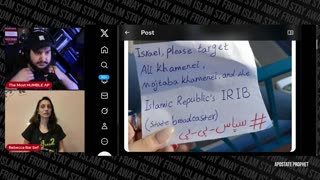 Iranian State TV Bombed During LIVE BROADCAST by Israel