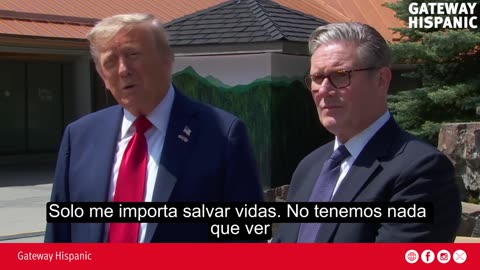 President Trump and UK PM Starmer at G7