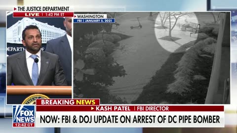 Kash Patel reveals how the FBI identified the J6 pipe bomber
