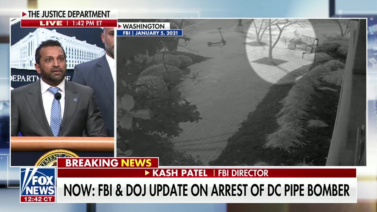 Kash Patel reveals how the FBI identified the J6 pipe bomber
