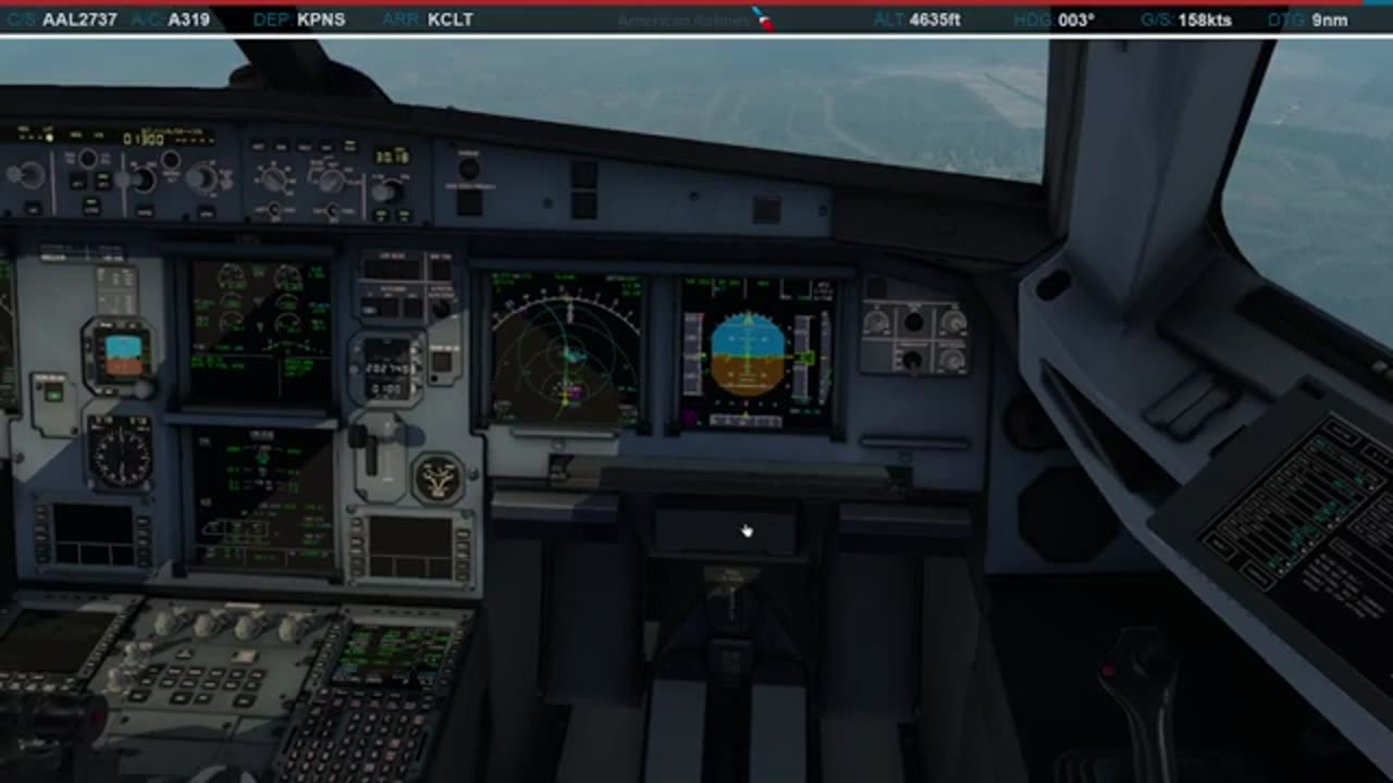 Landing in Charlotte (KCLT)
