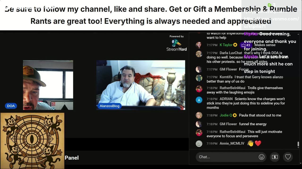 PRAISING HIS NEW BUDDY .... LET THE BS BEGIN