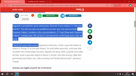 TVs “não estão autorizadas” a me criticar o tempo todo, diz Trump