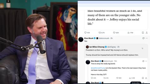 JD Vance Weighs in on the Elon Musk vs. Donald Trump Fallout