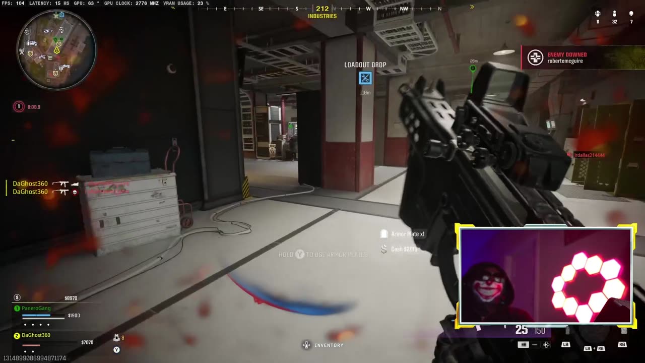 DaGhost gets a PR of 17 Kills