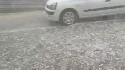 BRUTAL GRANIZADA en Guadajara calentaMIENTO asintomatico