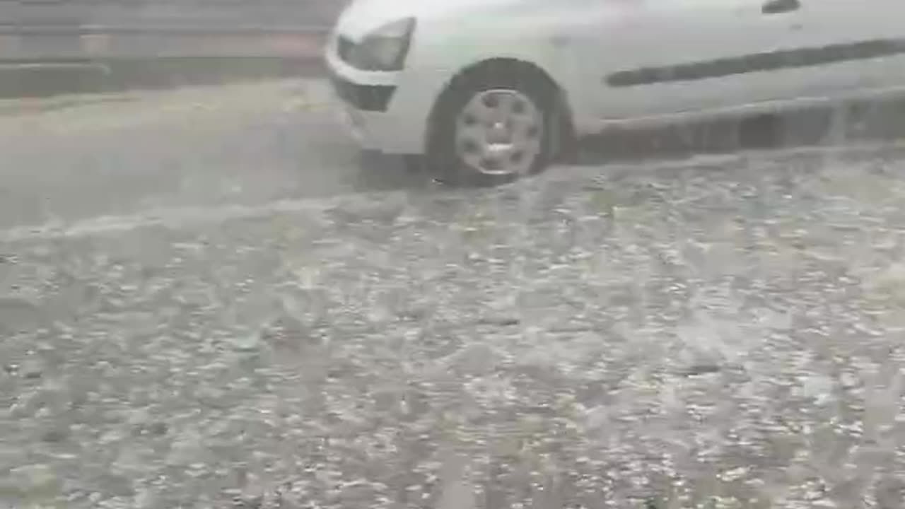 BRUTAL GRANIZADA en Guadajara calentaMIENTO asintomatico