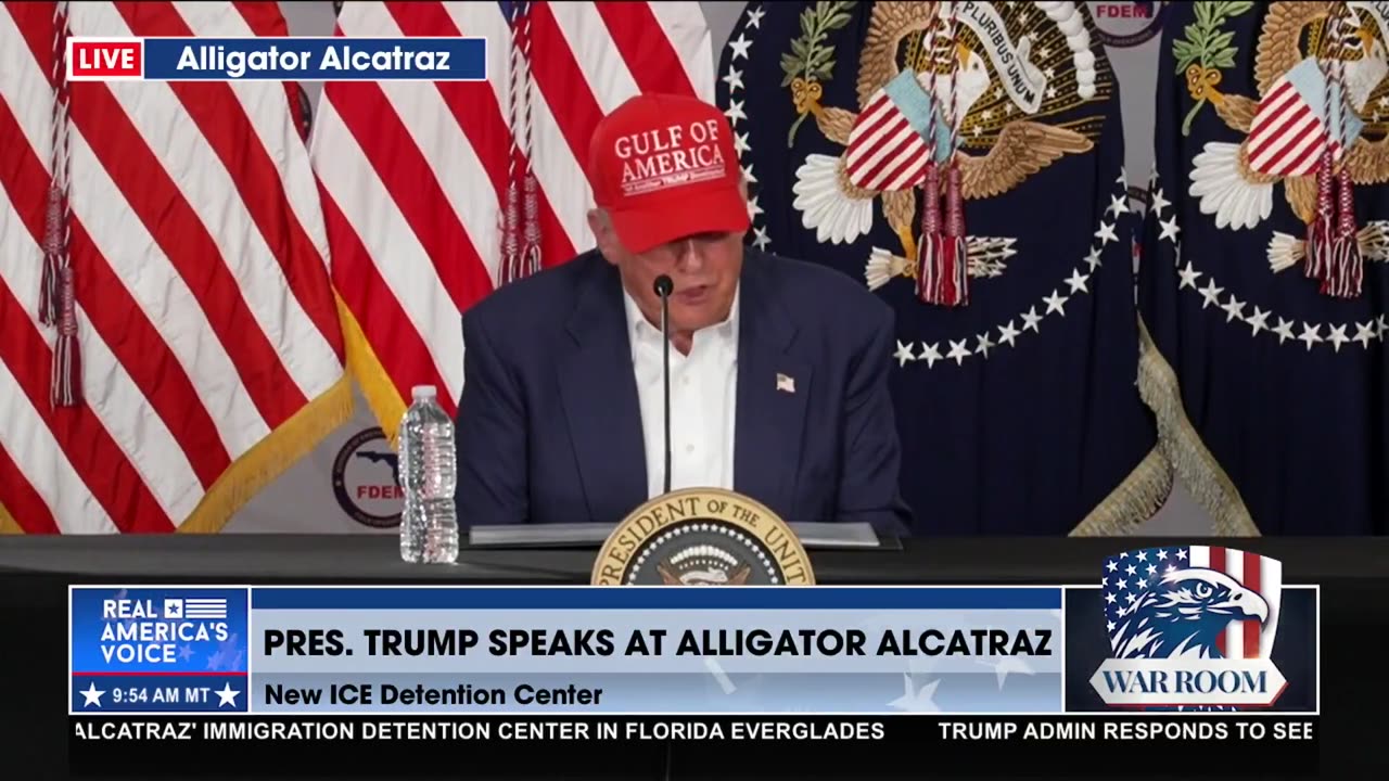 POTUS ON TREN DE ARAGUA ARRESTS